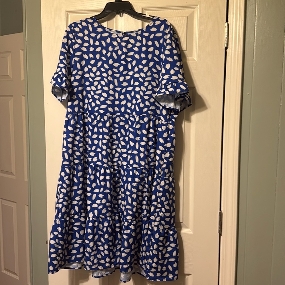 Blue dress
